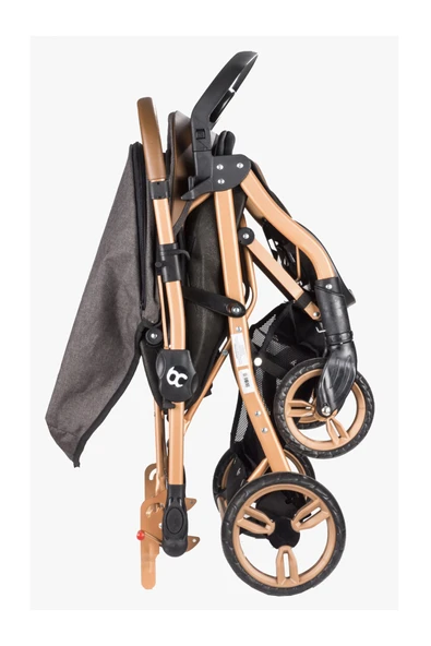 Baby Care Babycare Bc65 Capron Lüx Çift Yönlü Bebek Arabası Kahverengi - Resim 2