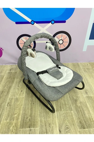 TURHAN BEBE Anne Yanı Sallanır Sabitlenir Kademe Ayarlı Oyuncaklı Ana Kucağı & Ana Dizi Beşik - 4