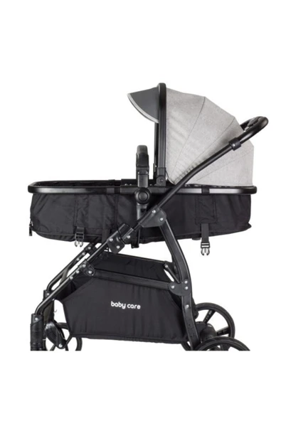 Baby Care Safari Gri Trio Travel Sistem Bebek Arabası Puset - Resim 5
