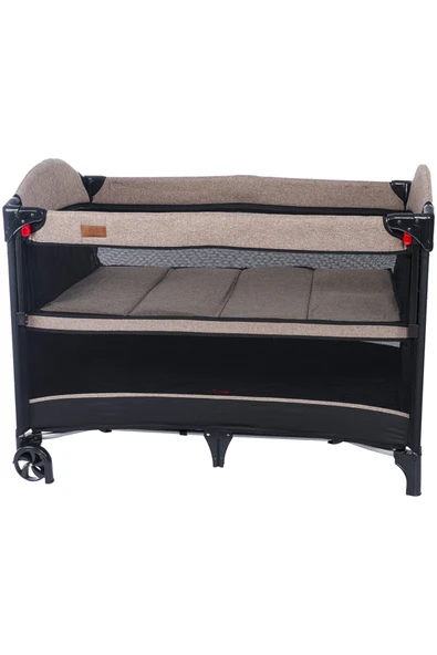 Mamma Moli Anne Yanı Park Yatak Beşik 70 X 110 Cm. ( Sünger Yatak Hediyeli ) - 6