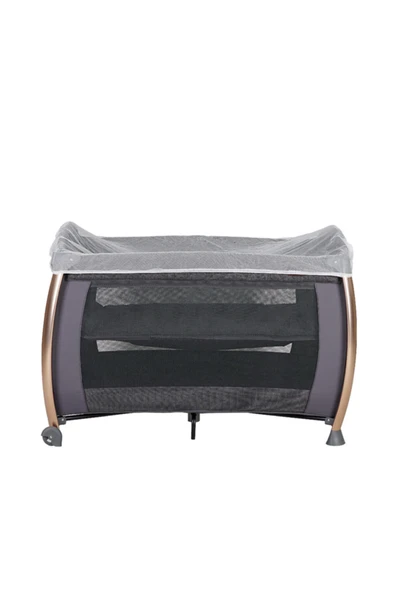 Prego Poky Panama Oyun Parkı Bebek Park Yatak 76x110 Cm Yatak Grı-8038 Yeni Sezon - 3