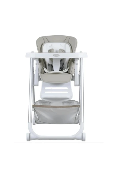 TURHAN BEBE Asansörlü Tekerlekli Ekstra Mama Tepsili Katlanır Mama Sandalyesi - 2