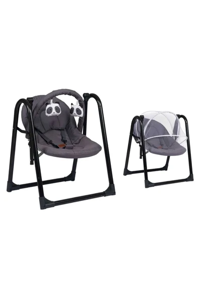 TURHAN BEBE salıncak ana kucağı kolik bebek salıncağı ev tipi salıncak beşik hamak cibinlik - 2