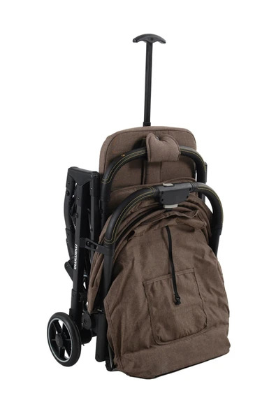 TURHAN BEBE Uçak Kabin Bagaj Kabin Boy Bebek Arabası Kışlık Ayak Örtüsü Yağmurluk Taşıma Çantası Hediye - Resim 2