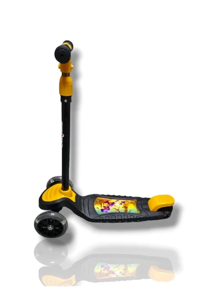 TURHAN BEBE 3 Tekerlekli Led Işıklı Çocuk Scooter - 7