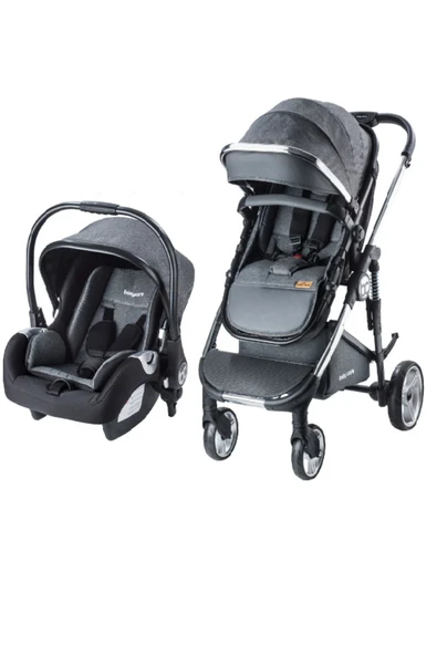 Baby Care Bc 440 Colorado Chrome Travel Sistem Bebek Arabası Gri