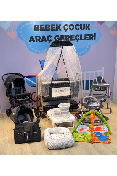 TURHAN BEBE YENİ DOĞAN BEBEK ÇEYİZ SETİ (14 PARÇA )