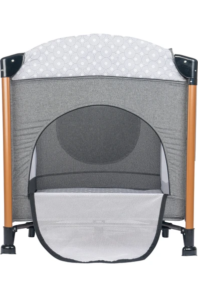 Mamma Luxury Alüminyum Anne Yanı Organizerli Dönenceli Park Yatak Beşik 70 x 110 cm. - 7