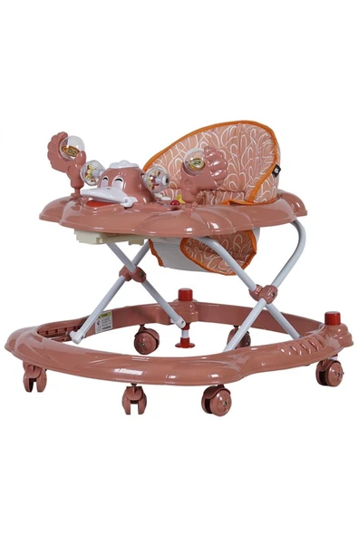 TURHAN BEBE 3 Kademeli Müzikli Oyuncaklı Yürüteç