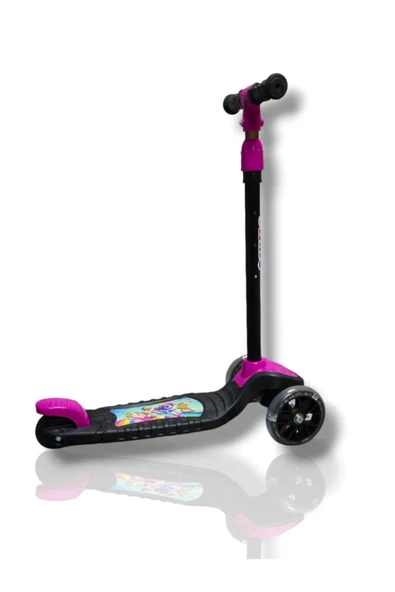 TURHAN BEBE 3 Tekerlekli Led Işıklı Çocuk Scooter - 4