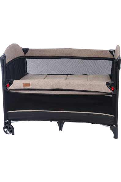 Mamma Moli Anne Yanı Park Yatak Beşik 70 X 110 Cm. ( Sünger Yatak Hediyeli ) - 4