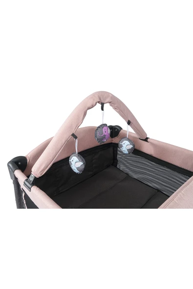 TURHAN BEBE Comfort Oyun Park Beşik Sallanır Cibinlikli Oyuncaklı Alt Açması - 5