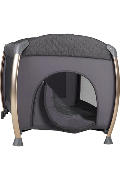 Prego Siyah 8038 Panama 75x110 Bebek Oyun Parkı Yatak Beşik - 5