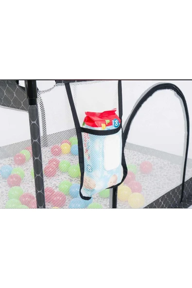 TURHAN BEBE Bebek ve Çocuk Çatılı Oyun Alanı 50 Adet Renkli Oyun Topları - 6