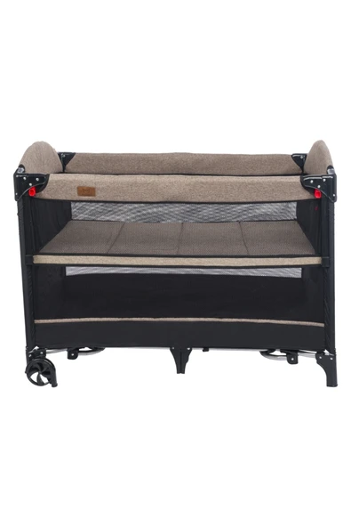 Mamma Ultimate Anne Yanı Organizerli Dönenceli Park Yatak Beşik 70 x 110 cm. - 7