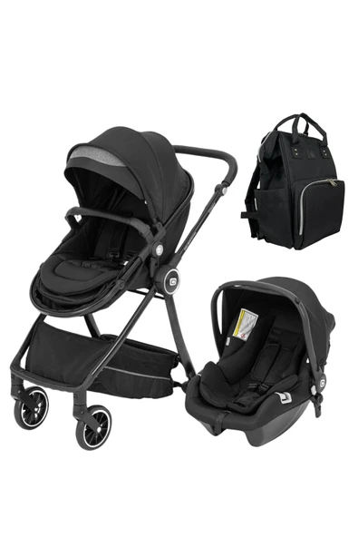 QUARD 4'lü Set / Comfy Life Seyahat Sistem Bebek Arabası / Oto Koltuğu / Bebek Bakım Çantası / Yağmurluk ürün görseli