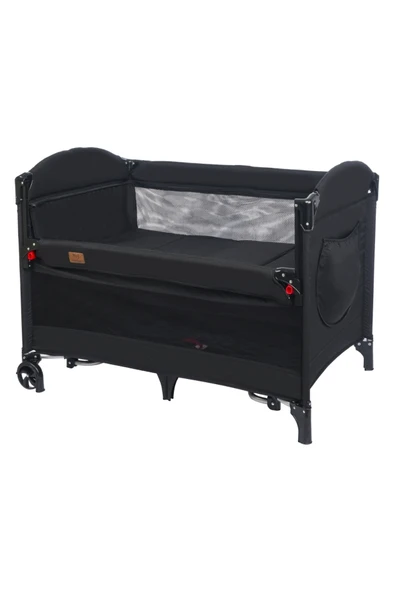 Mamma Ultimate Anne Yanı Organizerli Dönenceli Park Yatak Beşik 70 x 110 cm. - 2