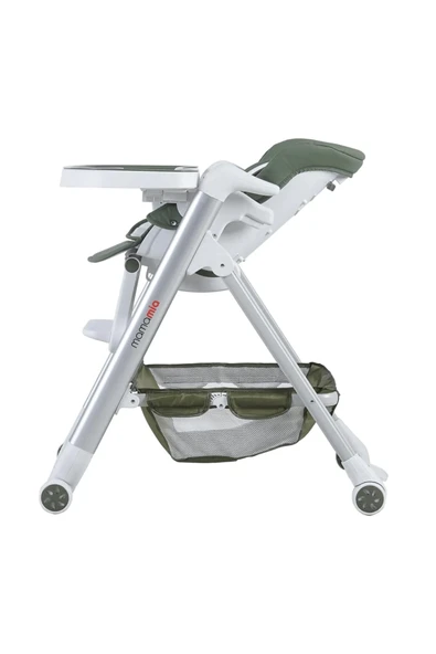 TURHAN BEBE Asansörlü Tekerlekli Ekstra Mama Tepsili Katlanır Mama Sandalyesi - 3