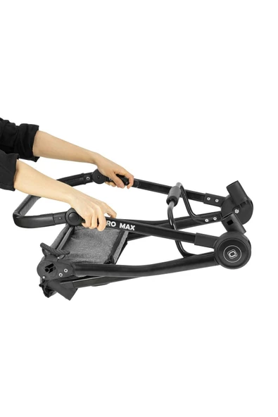 QUARD Seyahat Sistem Taşıma Pusetli Bebek Arabası Gri - Resim 7