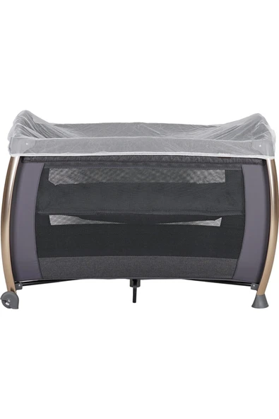 Prego Siyah 8038 Panama 75x110 Bebek Oyun Parkı Yatak Beşik - 4