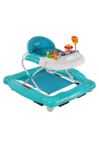 BabyHope 212 Royal Yürüteç Sarı - Müzikli Oyuncaklı Lüks Yürüteç | Örümcek