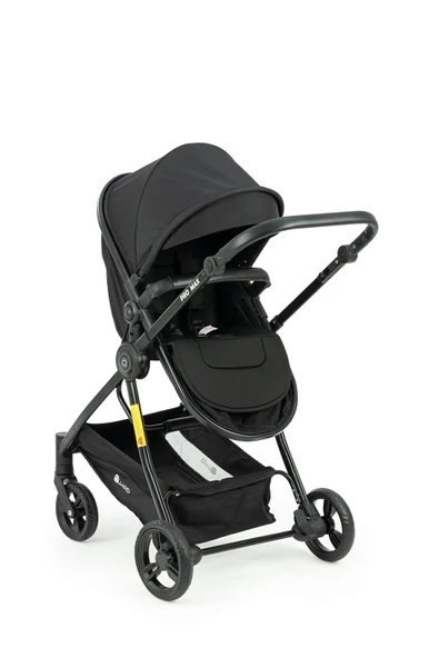 QUARD Seyahat Sistem Taşıma Pusetli Bebek Arabası Gri - Resim 3