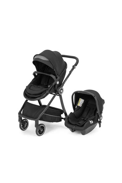 Comfy Luxury Süspansiyonlu Travel Sistem Bebek Arabası "oto Koltuklu Taşıma Puset" Siyah - Resim 4