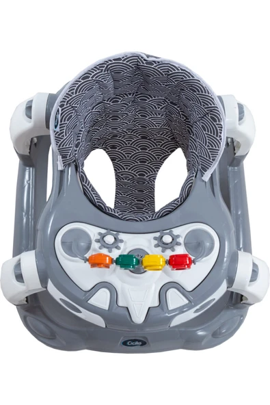 abalam Turhan Bebe Oyuncaklı Müzikli 3 Kademeli Örümcek Bebek Yürüteci - 2