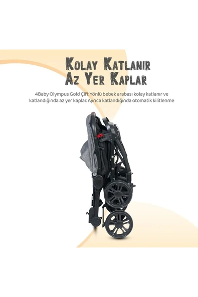 LİA BEBEK 4 Baby Çift Yönlü Travel Sistem Bebek Arabası Ayak Örtüsü Hediye Ilkadım Bebe - Resim 4