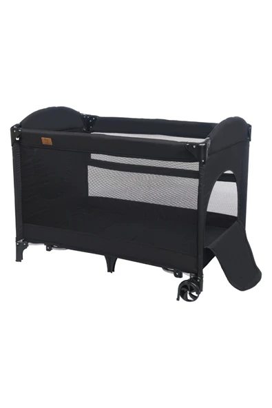 Mamma Ultimate Anne Yanı Organizerli Dönenceli Park Yatak Beşik 70 x 110 cm. - 4