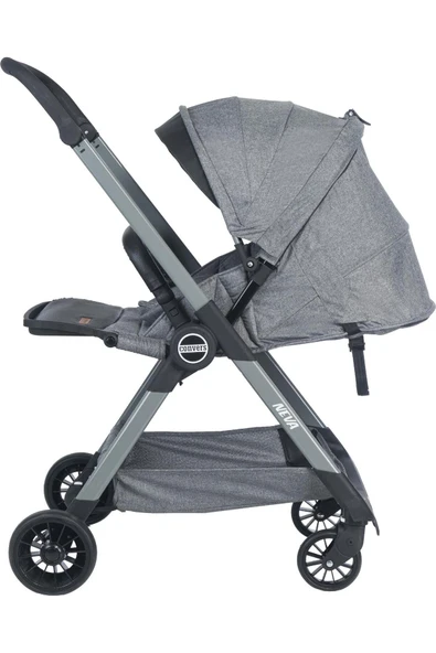 TURHAN BEBE Yeni Nesil Neva Çift Yönlü Kabin Boy Bebek Arabası + Kışlık Ayak Örtüsü - Resim 4