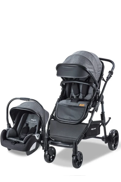 Baby Care Bc-340 Bora Cross Travel Puset Gri ( D ) ürün görseli