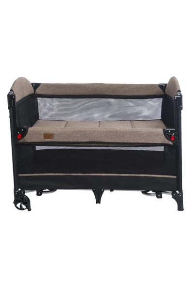 Mamma Ultimate Anne Yanı Organizerli Dönenceli Park Yatak Beşik 70 x 110 cm. - 6