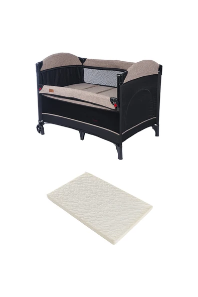 Mamma Moli Anne Yanı Park Yatak Beşik 70 X 110 Cm. ( Sünger Yatak Hediyeli )