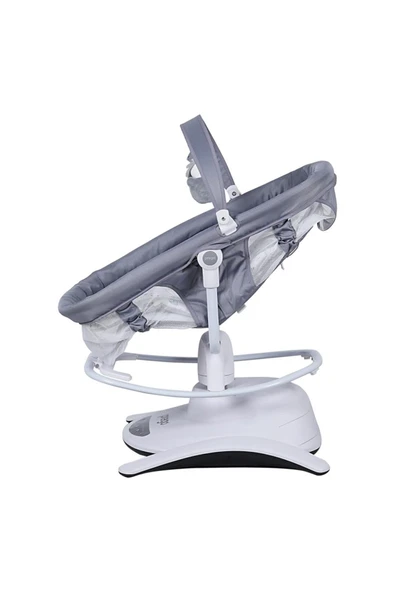 TURHAN BEBE Uzaktan kumandalı Müzikli Dönenceli Farklı Yönlerde Sallanır Otomatik Beşik - 4