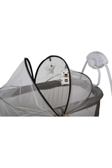 Sunny Baby 9146-ıı Yeni Caretta Elektrikli Otomatik Sallanır Beşik Bej - 3