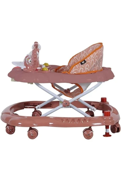 TURHAN BEBE 3 Kademe Müzikli Mama Tablalı Bebeğin İlgisini Çekecek Çıngıraklı Oyuncaklı Yürüteç Örümcek - 3