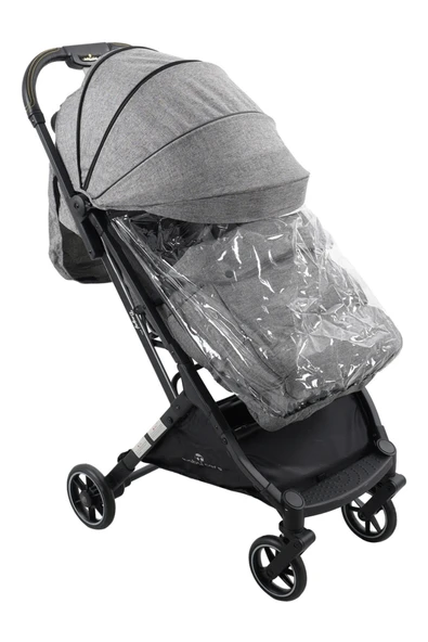 TURHAN BEBE Uçak Kabin Bagaj Kabin Boy Bebek Arabası Kışlık Ayak Örtüsü Yağmurluk Taşıma Çantası Hediye