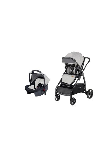 Baby Care Safari Trio Travel Bebek Arabası Puset ( J ) Bc-310 Vizon - 4