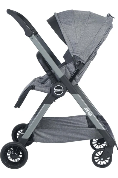 TURHAN BEBE Yeni Nesil Neva Çift Yönlü Kabin Boy Bebek Arabası + Kışlık Ayak Örtüsü - Resim 6