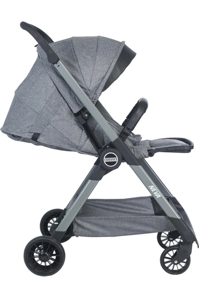 TURHAN BEBE Yeni Nesil Neva Çift Yönlü Kabin Boy Bebek Arabası + Kışlık Ayak Örtüsü - Resim 5