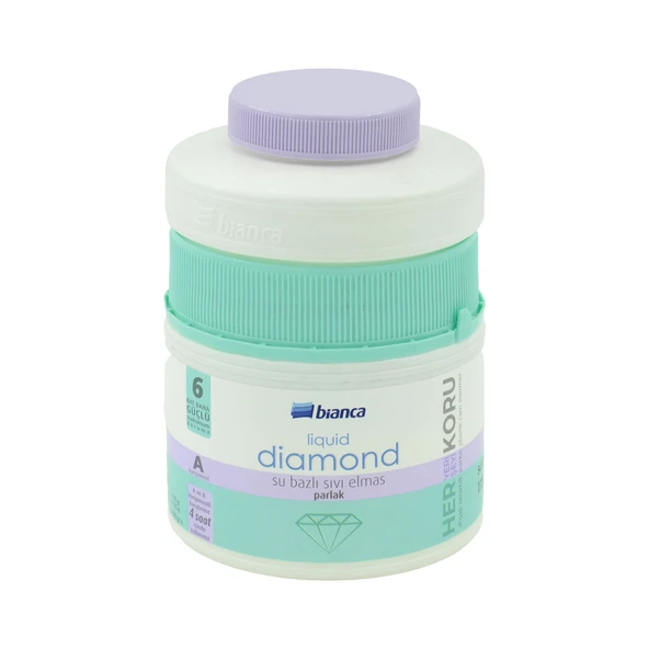 Bianca Liquid Diamond (Sıvı Elmas) Parlak Su Bazlı Vernik 600 ml ürün görseli