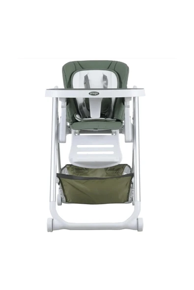 TURHAN BEBE Asansörlü Tekerlekli Ekstra Mama Tepsili Katlanır Mama Sandalyesi - 2