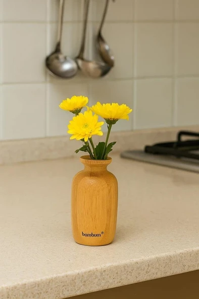 Bambum Lodi - Bambu Vazo 9,6*4,9cm ürün görseli