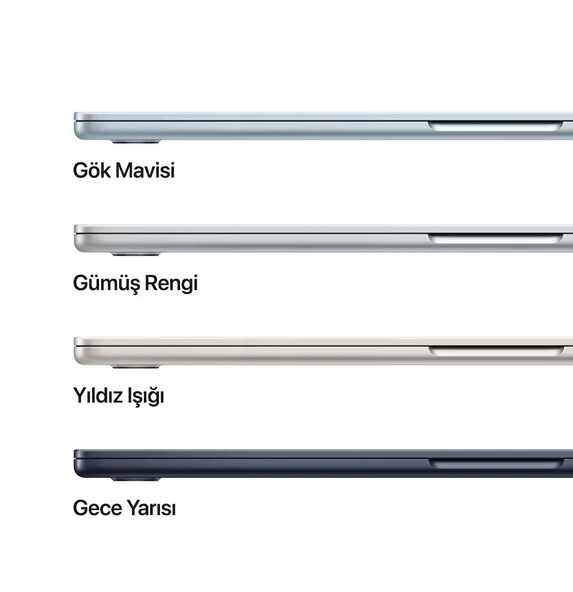 MacBook Air M4 16 GB 256 GB SSD 15.3" MW1J3TU/A Yıldız Işığı - 3