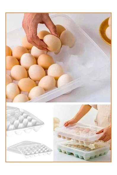 Kilit Kapaklı 30’lu Yumurtalık  Pratik ve Hijyenik Saklama organizer ürün görseli 1