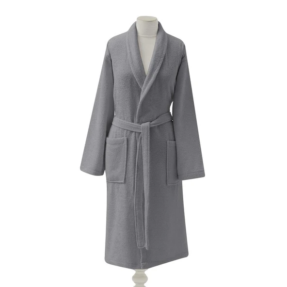 TAÇ ŞALYAKA PAMUK BORNOZ ANTRASİT XXL ürün görseli