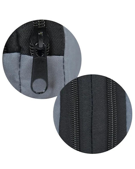 Tebag İki Gözlü Gri Kalem Çantası - 3