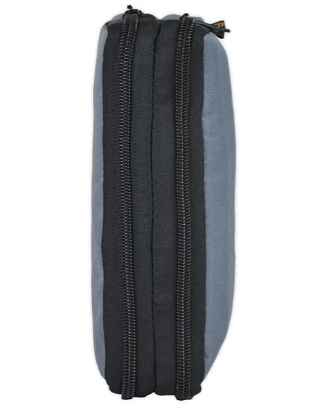 Tebag İki Gözlü Gri Kalem Çantası - 2