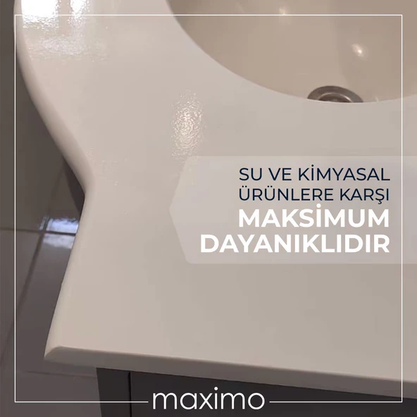 Bianca Maximo Solvent Bazlı Sıvı Cam Parlak Vernik 500 gr - Resim 5